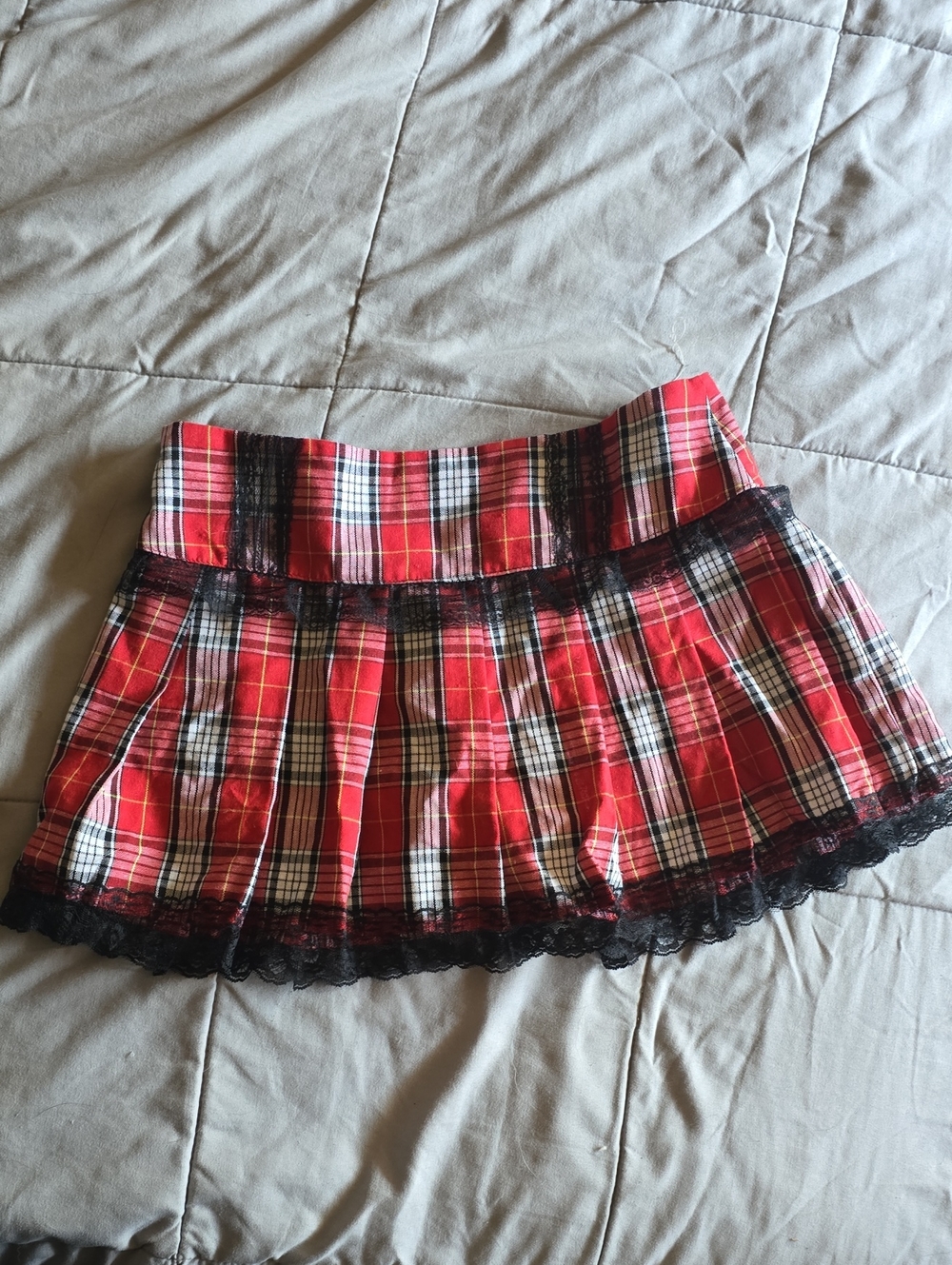 Plaid Mini Skirt
